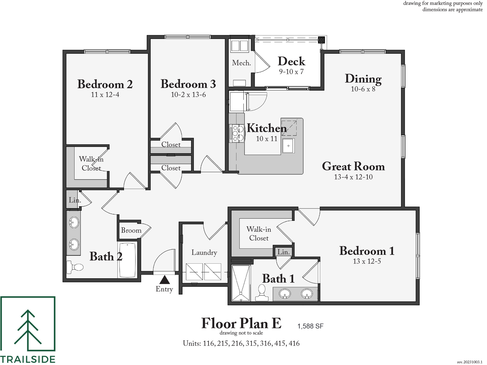 Floor Plans of Trailside Apartments in Boylston, MA Trailside Boylston