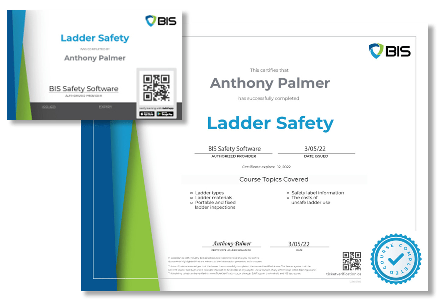 Get Your Recognized Ladder Safety Certificate Today BIS Safety Software