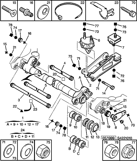 Reparation Train Arriere 206 306 Peugeot Citroen Reparation Essieu