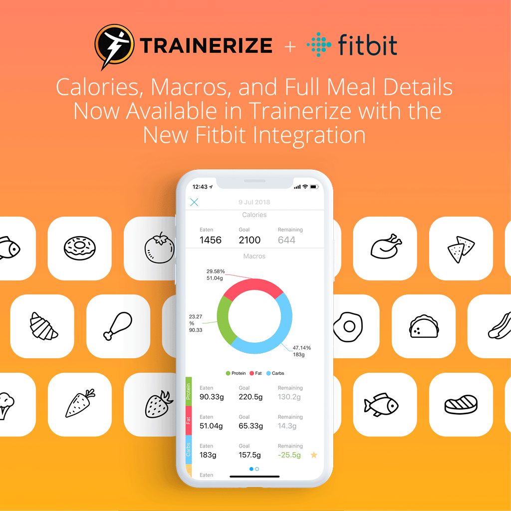 Get Access to Complete Meal Logs with the New Trainerize + Fitbit