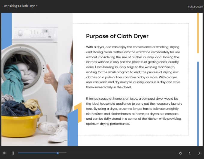 Domestic Appliance Repairing Course Online Certification