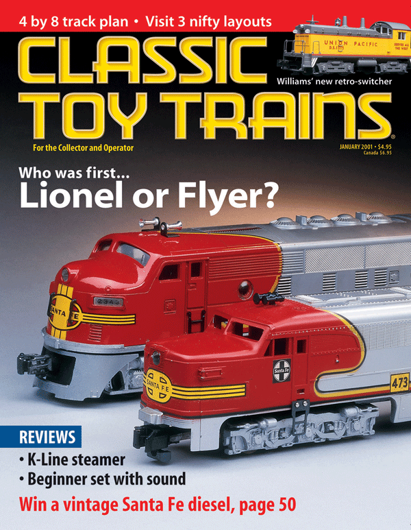 January 2001 Classic Toy Trains Magazine