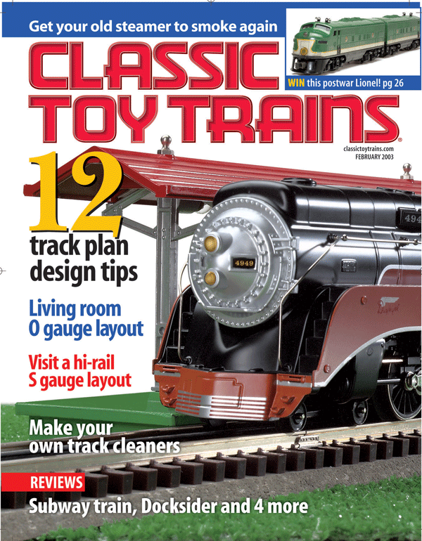February 2003 Classic Toy Trains Magazine