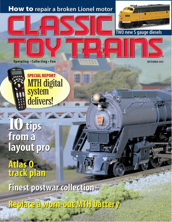 September 2002 Classic Toy Trains Magazine