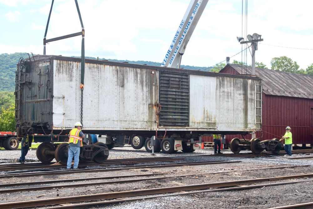 East Broad Top group acquires 1934 standardgauge PRR boxcar Trains