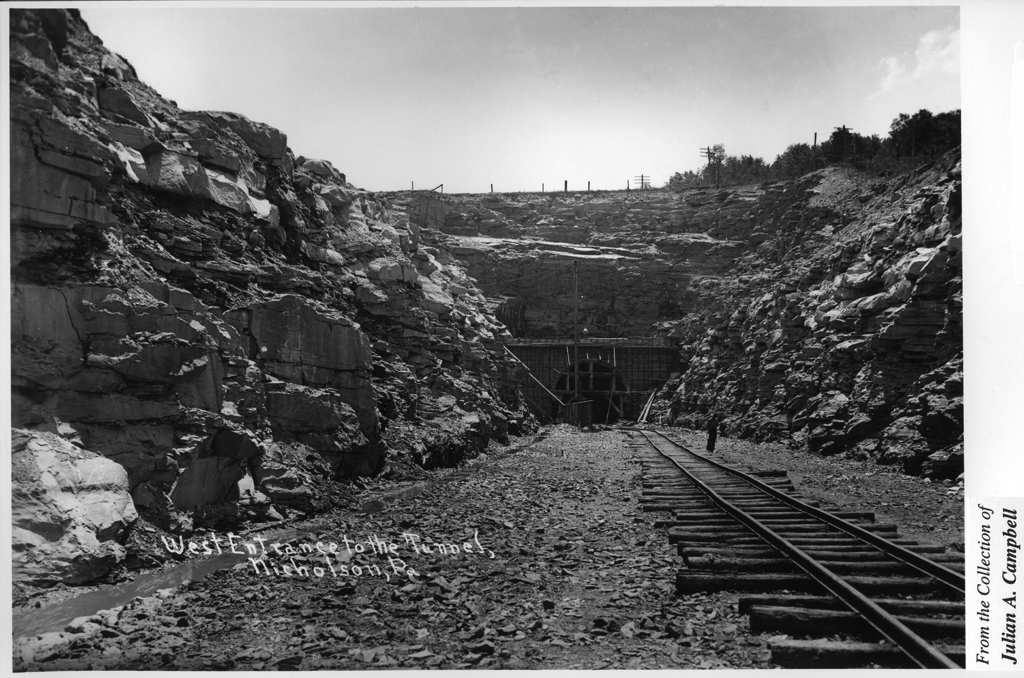 Martin's Creek Viaduct construction photos