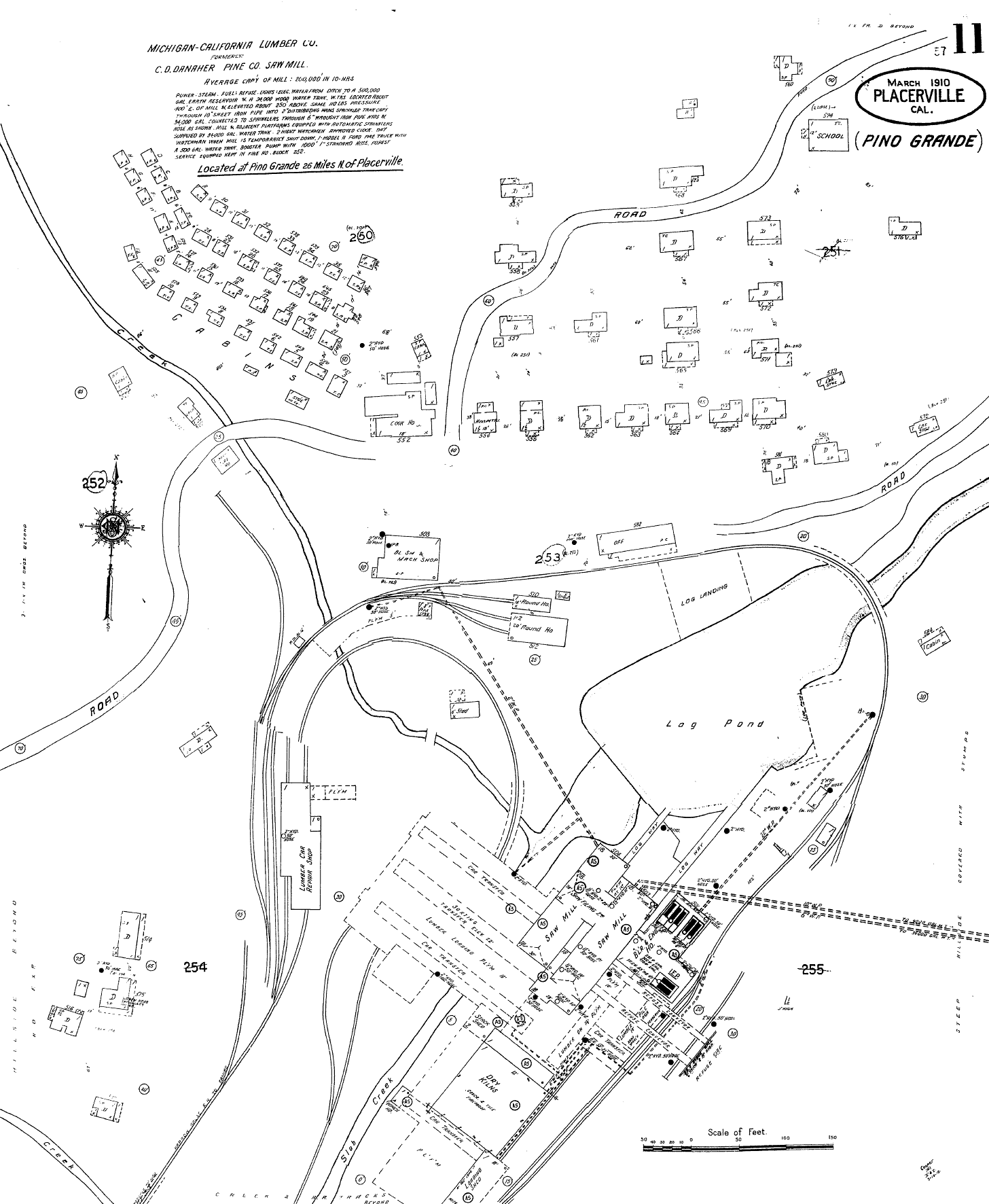 California Map Wood Mills GC1887N Gramps at Pino Grande (Traditional Cache) in California, United
