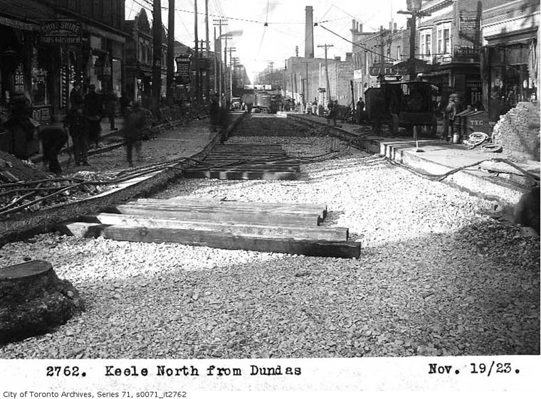 Total disruption! Smoke stack at right in distance is at Heintzman