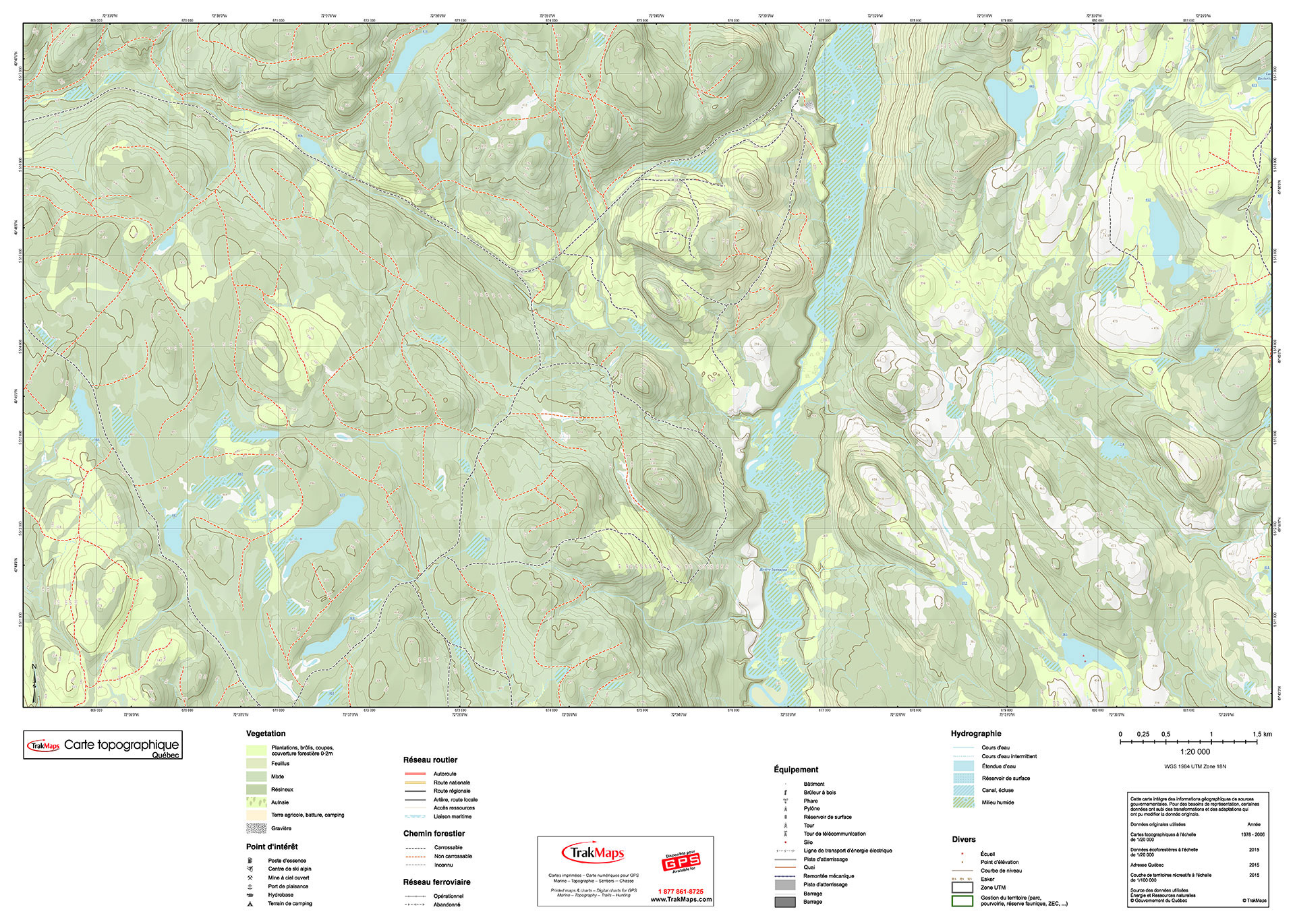 Pain Points Cartes sur mesure imprimées topographiques TrakMaps