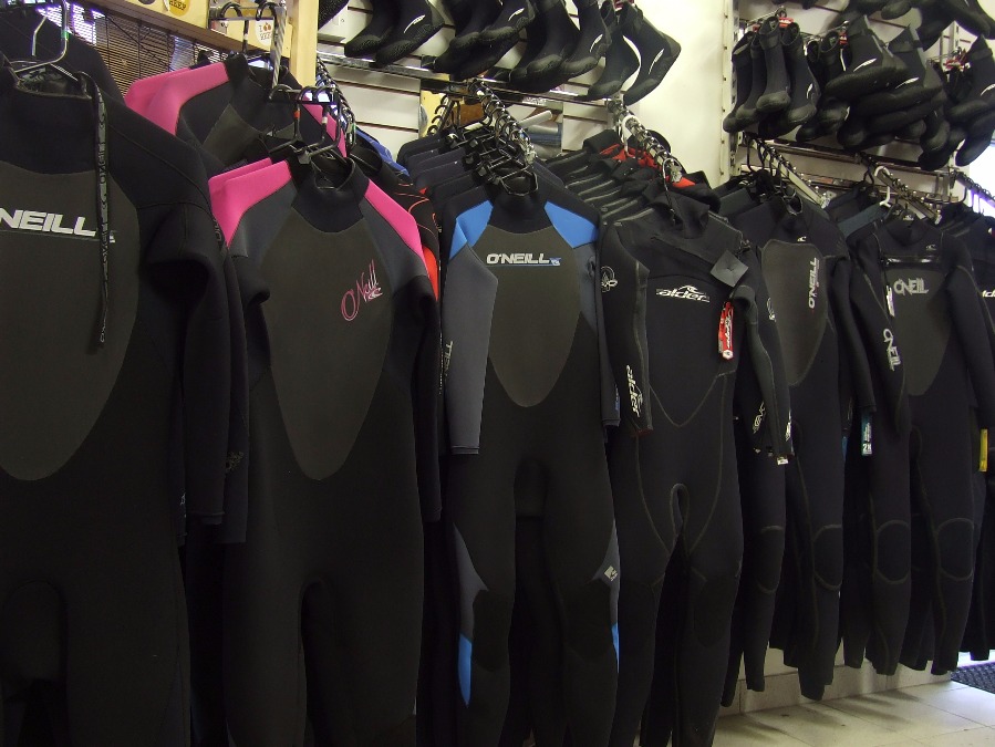 Wetsuit hire in Tramore Surf School