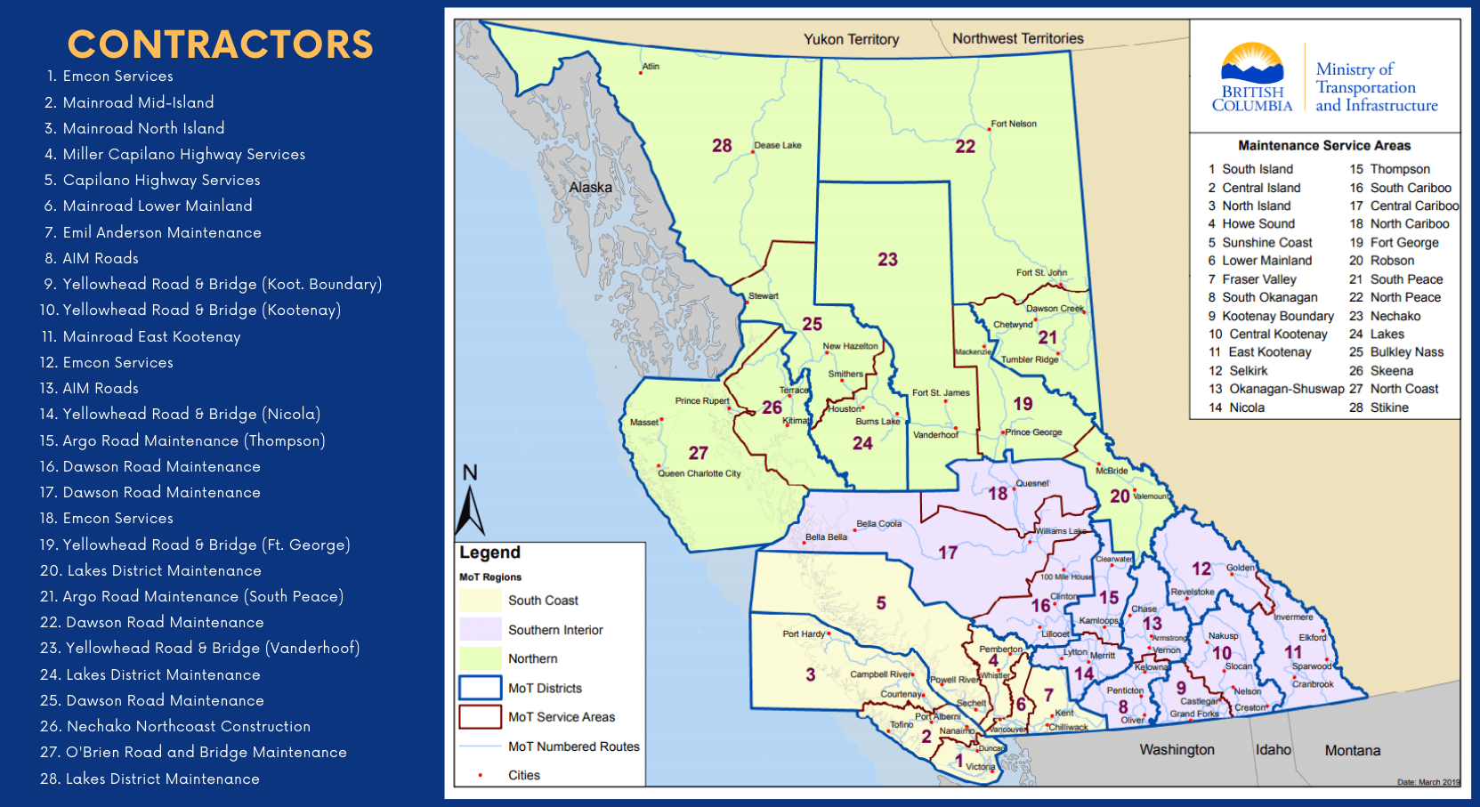 Bc Road Report Map How Bc Highway Maintenance Contracts Have Changed For The Better | Tranbc