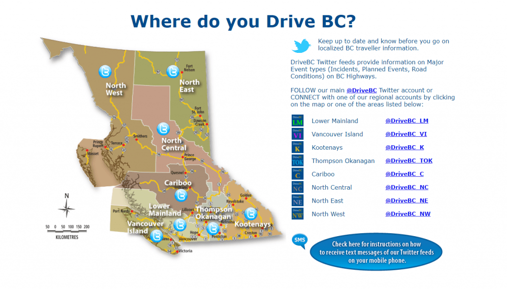DriveBC Agents a 24/7 Channel to BC Highway Information TranBC