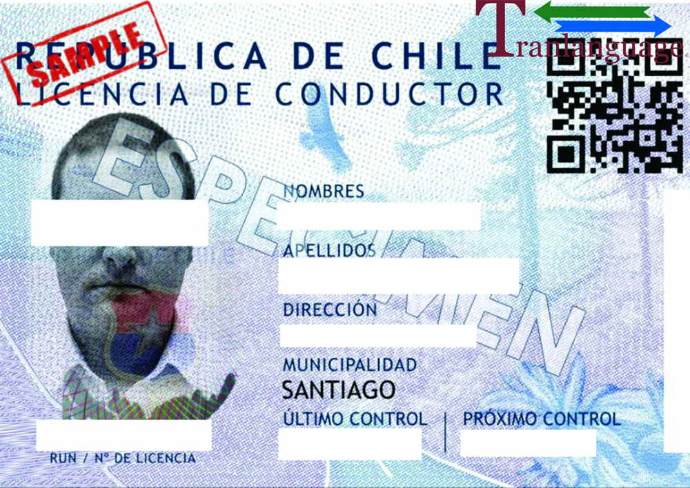 Driver License Chile I Tranlanguage Certified Translations