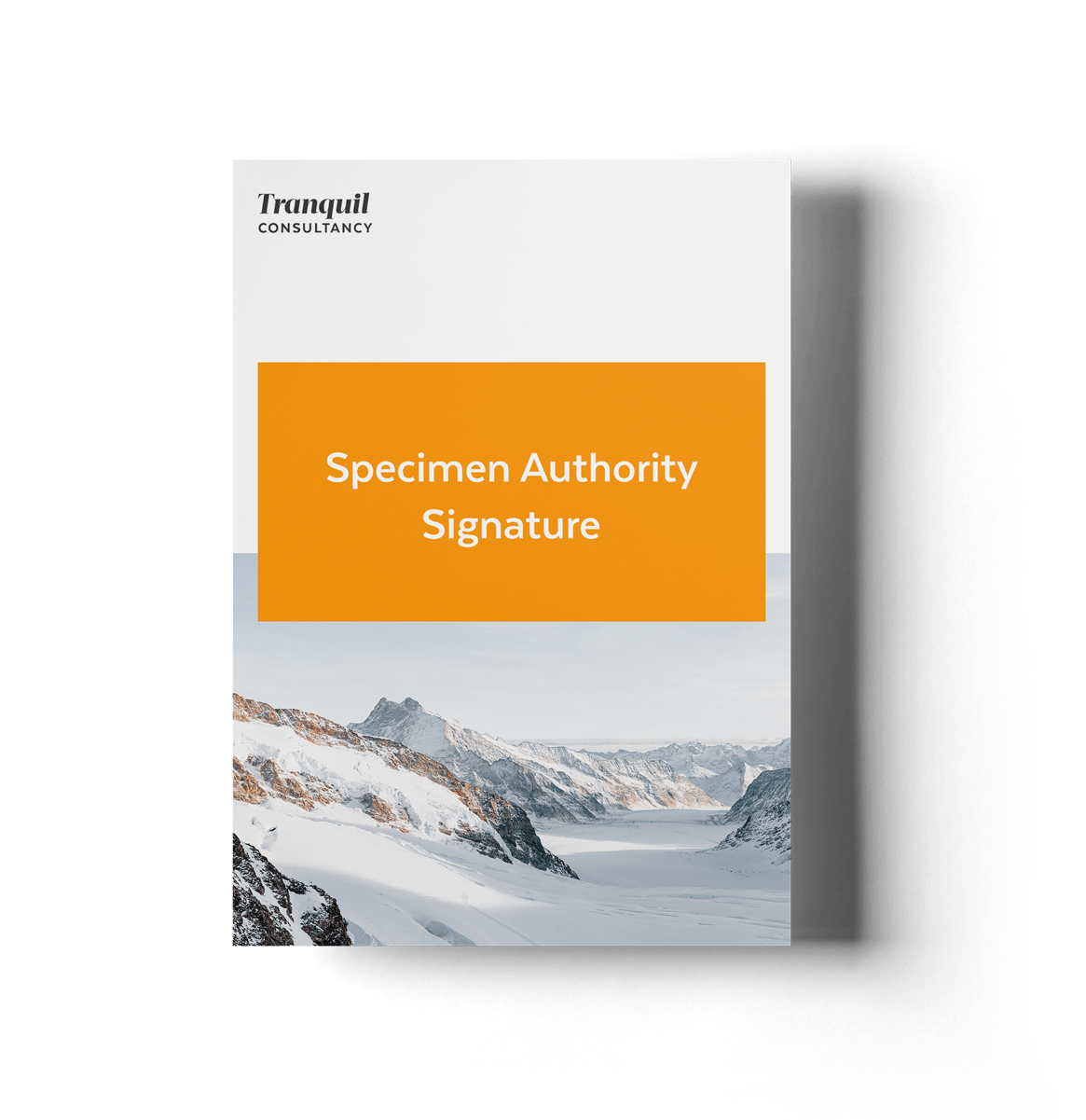 Specimen Authority Signature Form Tranquil Consultancy