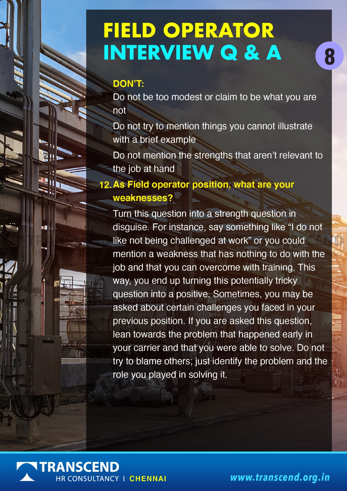 Field Operator Interview Questions&Answers Refinery O&G Petrochemical