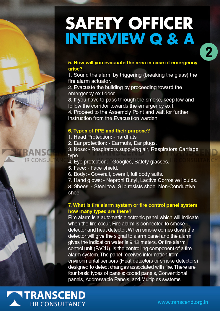 Safety Officer Interview Questions & Answers O&G Refinery