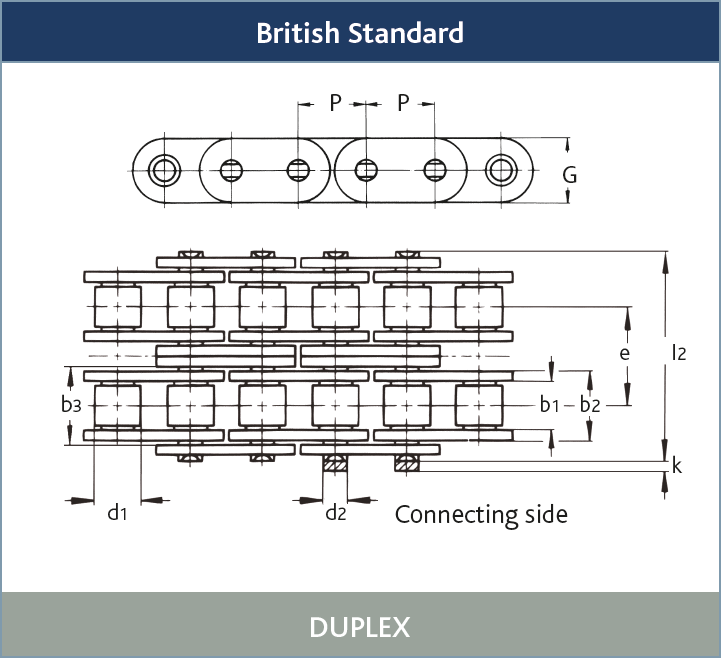 Duplex Chain Type Series GL (straight sided) TransDev