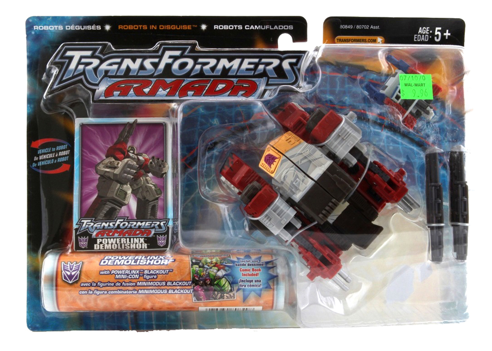 SuperCons Demolishor with Blackout (Transformers, Armada, Decepticon