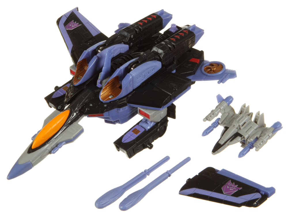 MaxCons Skywarp with Thunderclash (Transformers, Armada, Decepticon