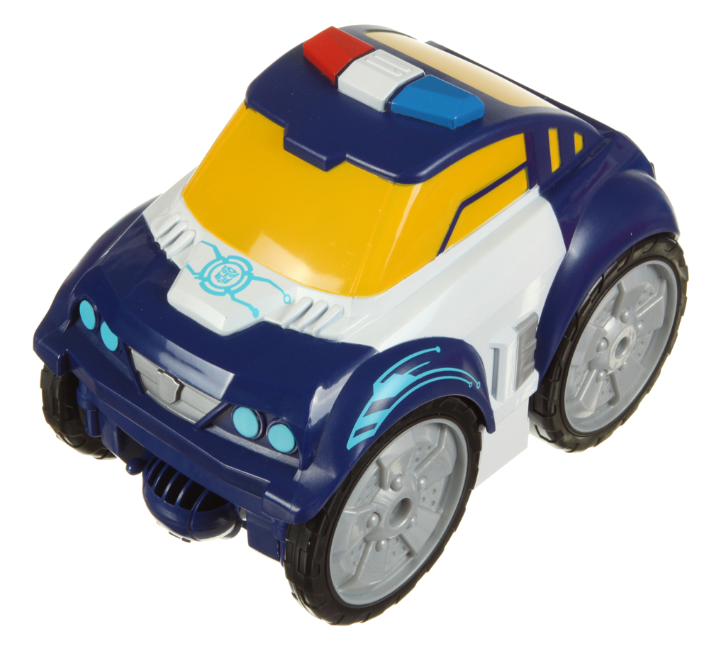 Flip Changers Chase the PoliceBot (Transformers, Rescue Bots, Autobot