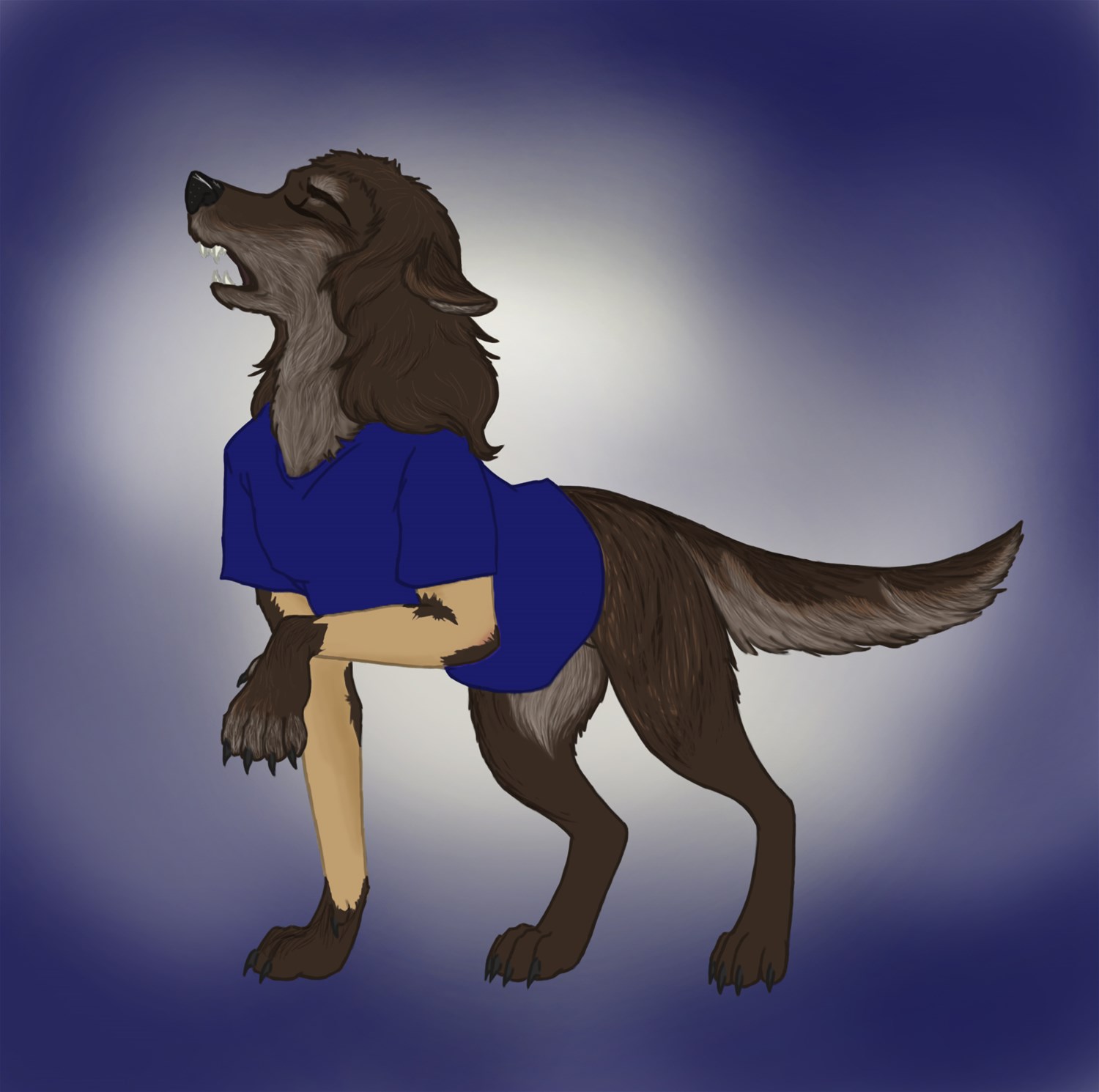 Wolf form by Woofer93 Transfur