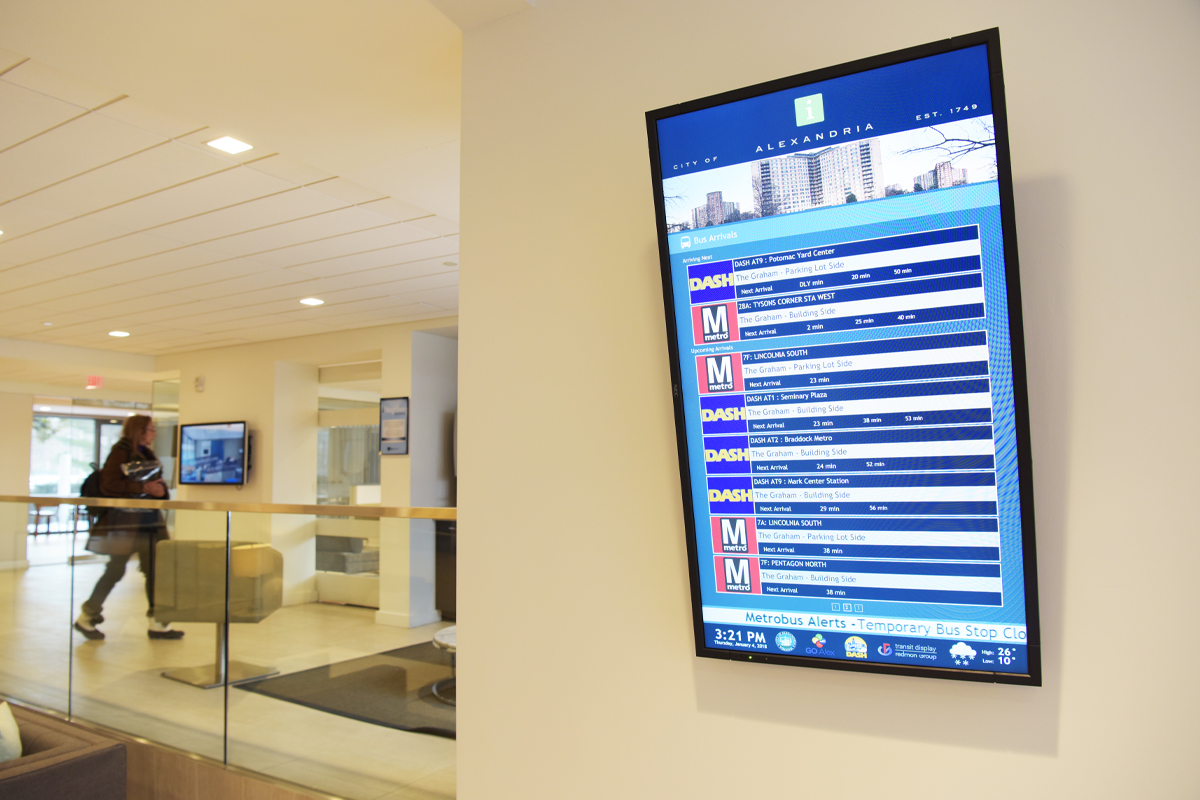 Apartments Featuring Transit Displays Transit Display