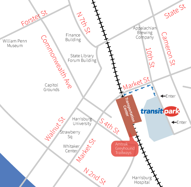 Harrisburg Parking at Transitpark