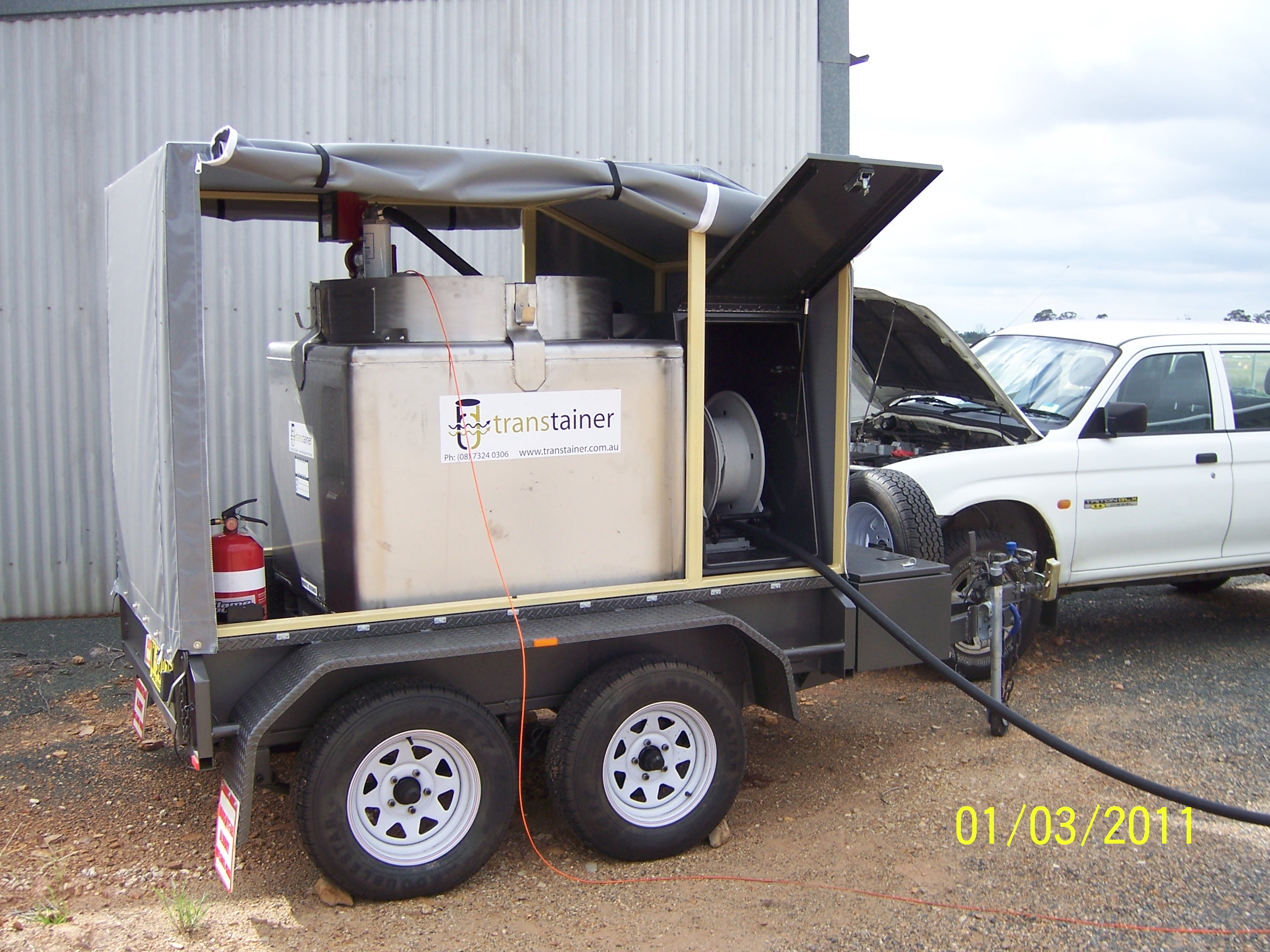 Aviation IBC Stainless Steel Heavy Duty Transtainer