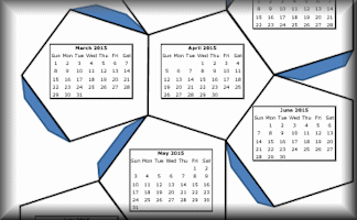 Dodecahedron Calendar 2022