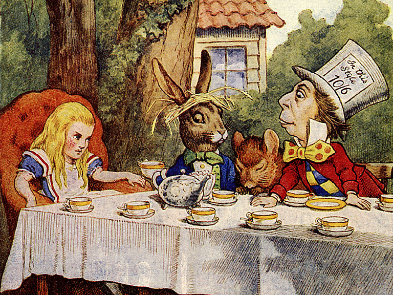 Lewis Carroll Riddles Trap Door The Mad Hatter Alice in Wonderland