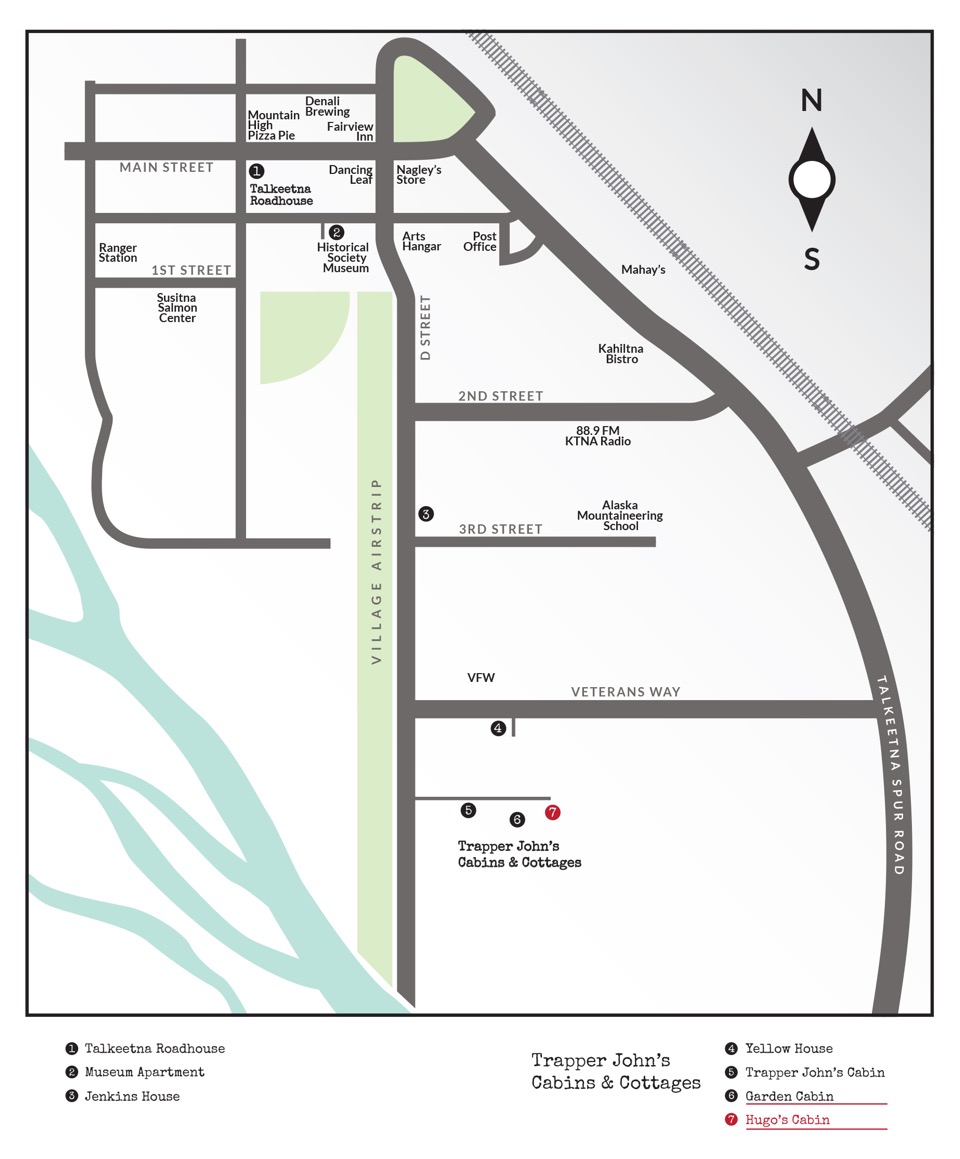 HUGO'S CABIN Trapper John's Cabins