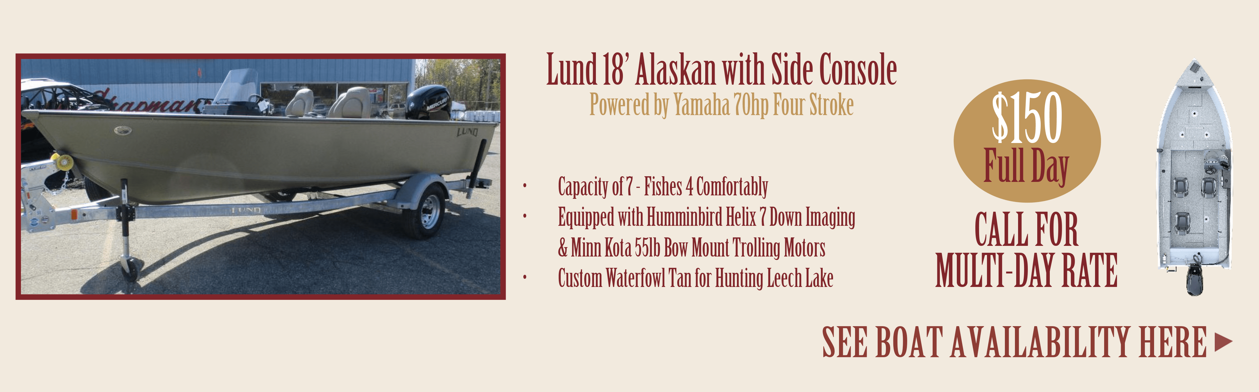 Boat Rentals Trapper's Landing Lodge Leech Lake Boat Rentals