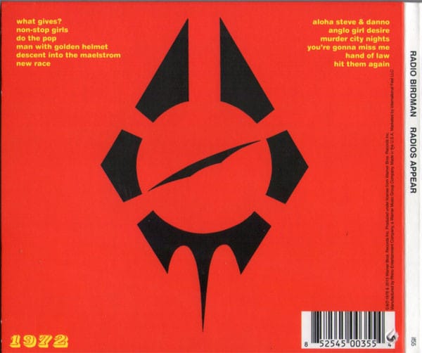 Radio Birdman Radios Appear. CD. USA 2013 Edition. Trashwax Records