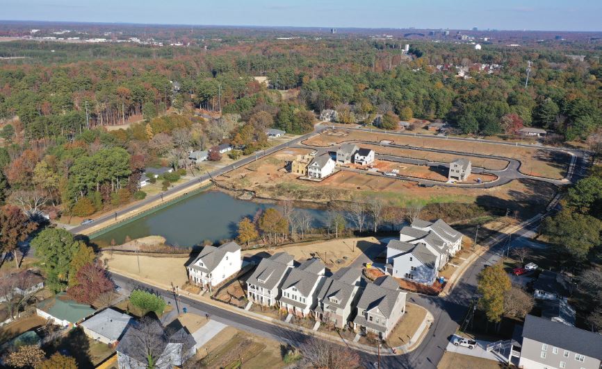The Grove at Adams Pond Aerial