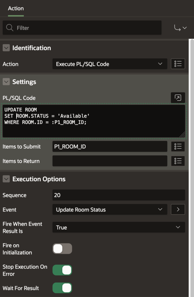 Oracle APEX Dynamic Action on a List View Element Traust Consulting