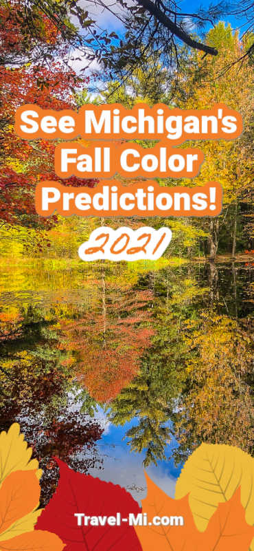 2022 Michigan Fall Colors Map 2021 Mi Fall Color Map | Weekly Predicted Dates Of Peak Fall Colors