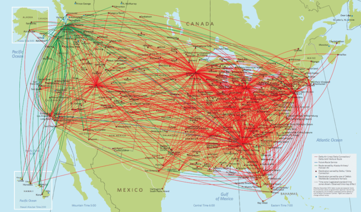 Delta Airlines Flight Map Is Status Worth It? The Case for Delta Air Lines Travel Codex