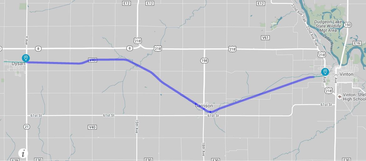 Old Creamery Nature Trail Garrison Trailhead Garrison, Iowa