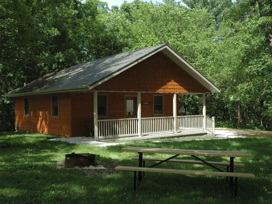 Kestrel Cabin at the Wapsi River Center Dixon, Iowa Travel Iowa