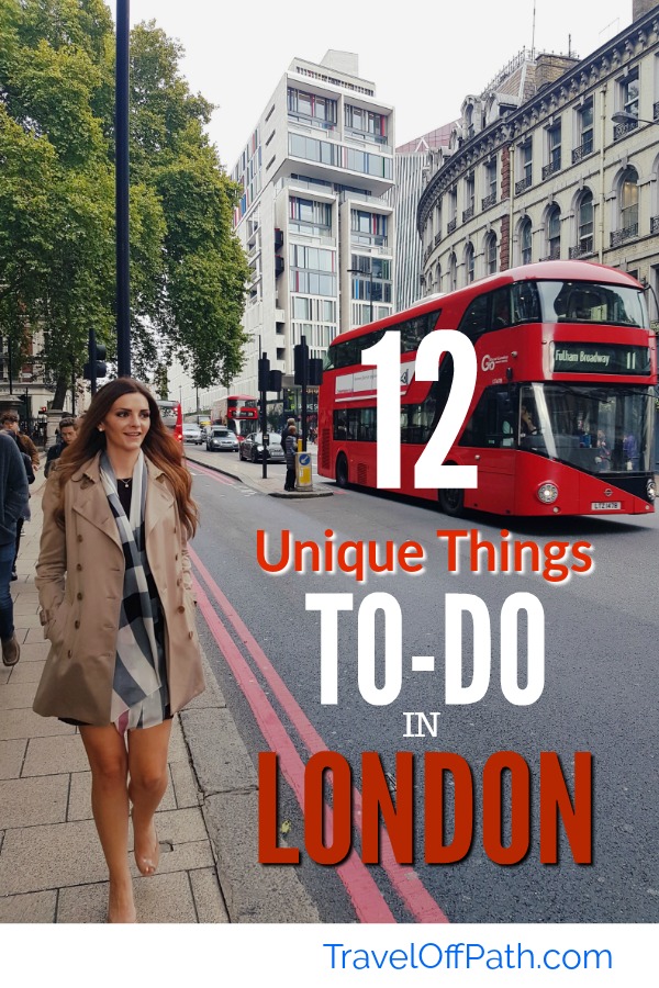 Top 12 Unique things to do in London