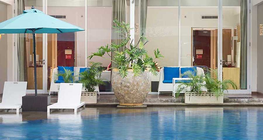 Pool side suite at Ramada Bali