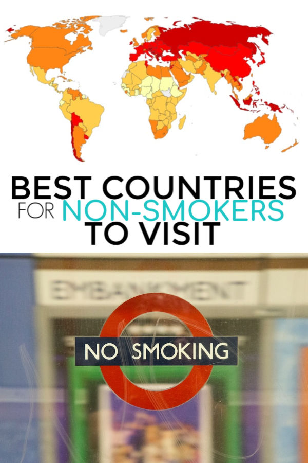 a list of countries that are non-smoker friendly