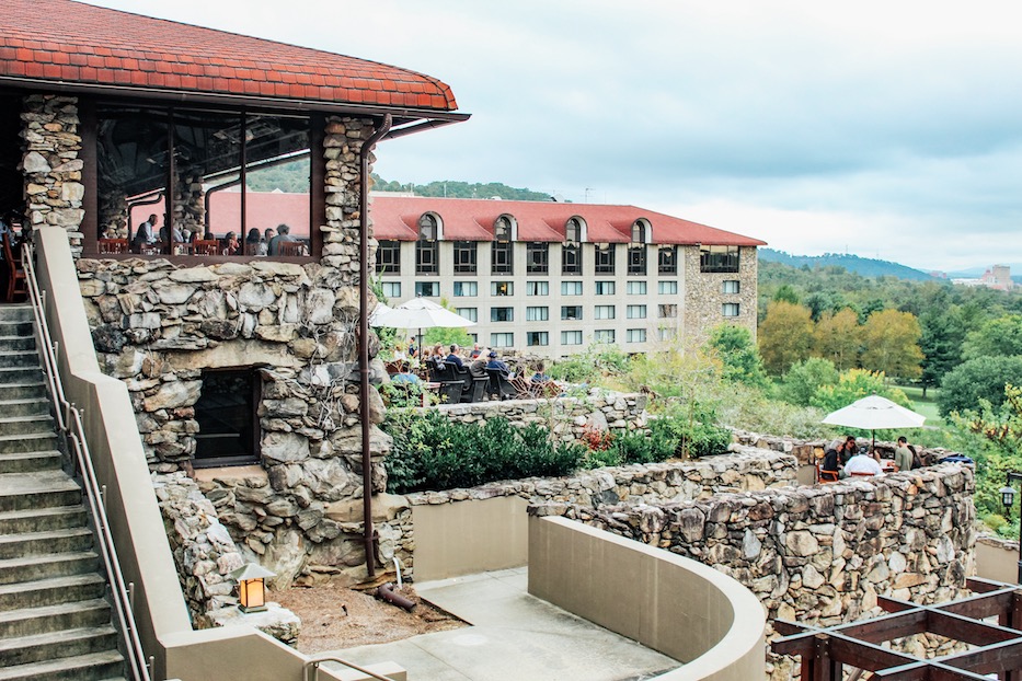 Sunset Terrace - restaurant with the best views in asheville