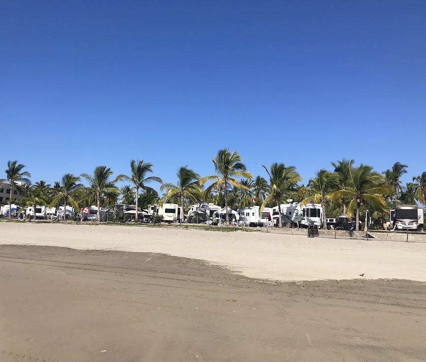 RV park on stone island mazatlan