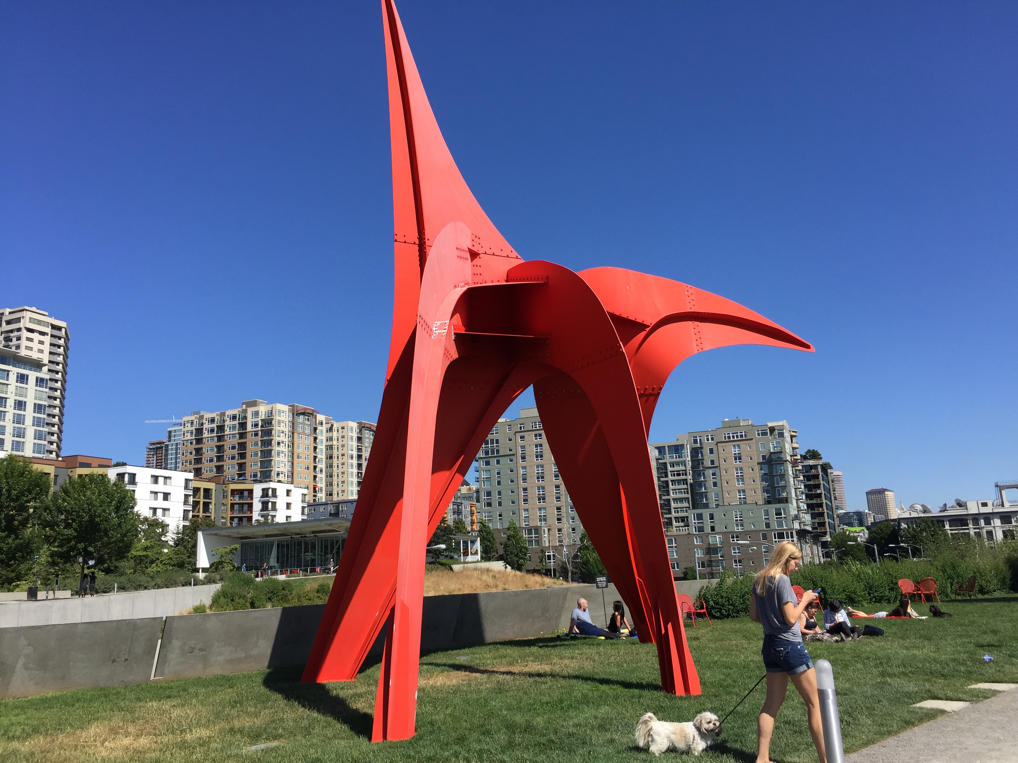 outdoor art at seattles olympic sculpture park