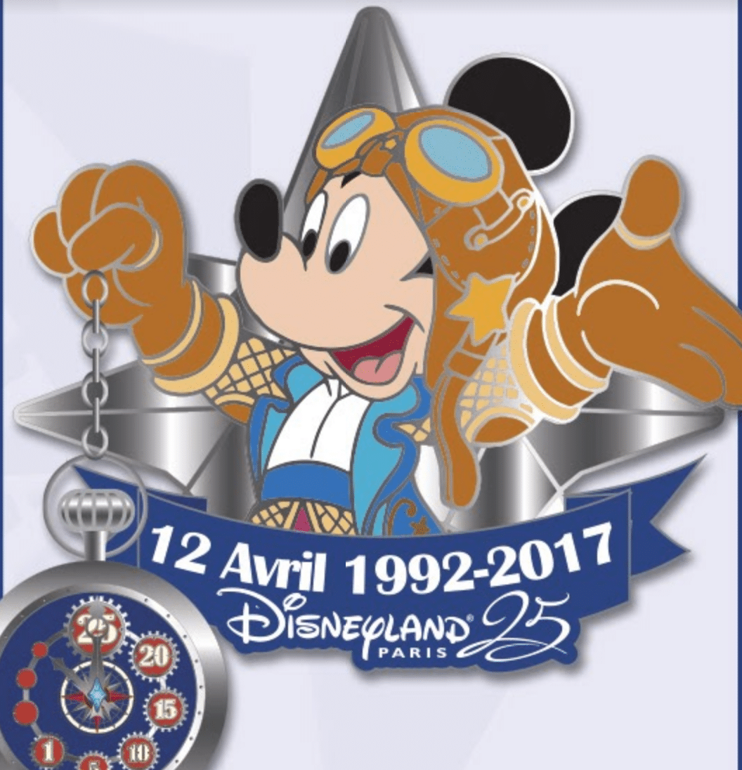 New Anniversary Pins for April 2017 at Disneyland Paris Travel to the