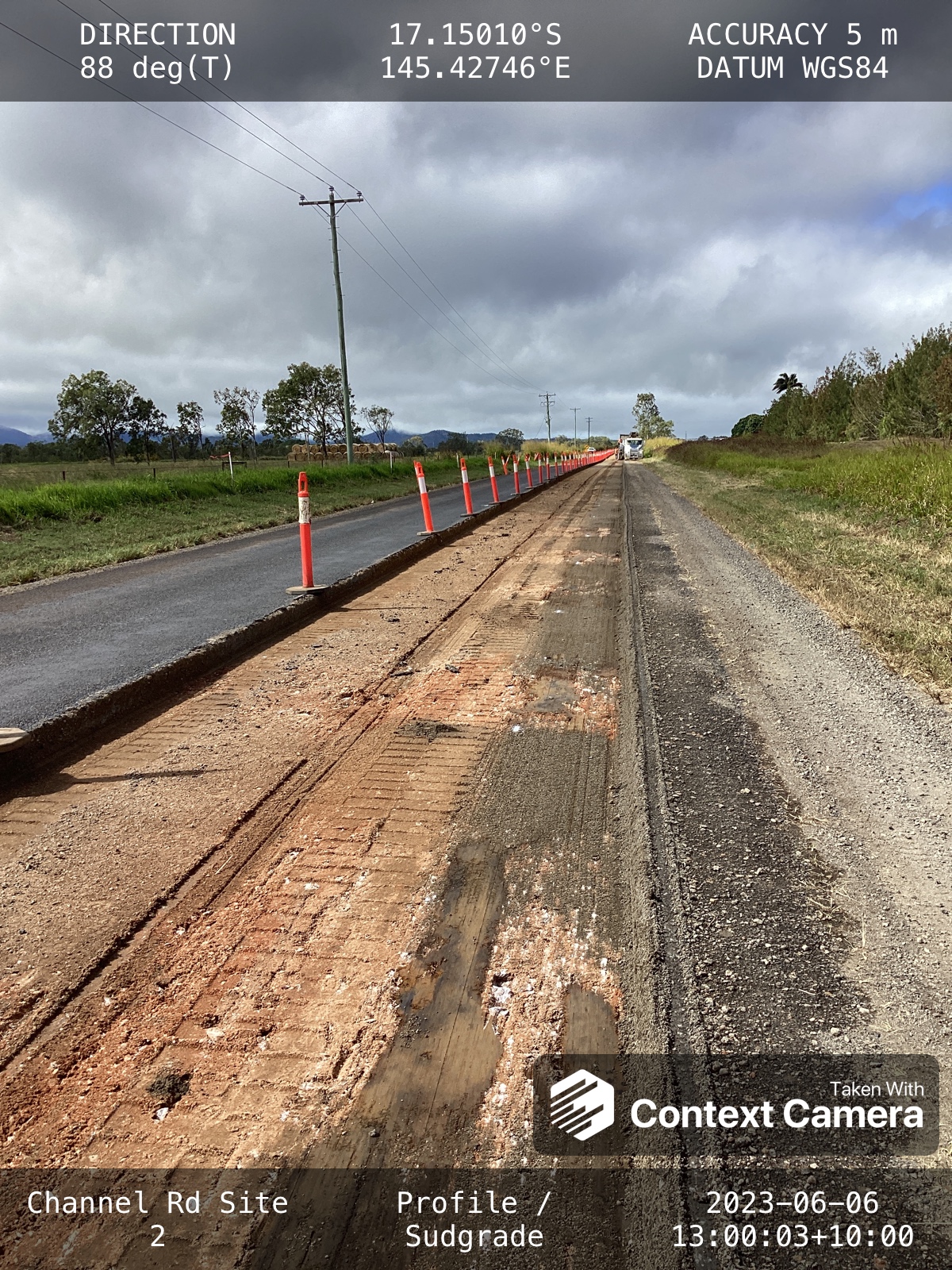 Channel Rd Site 2 Subgrade Unsuitable Material TRC Tablelands