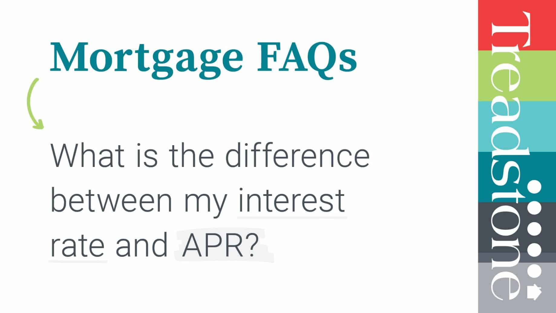 What's the Difference Between Interest Rate and APR? Mortgage FAQs