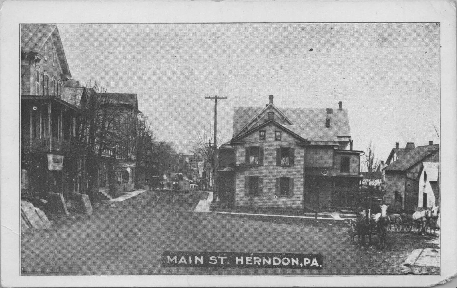 Main St Herndon PA 1913 🧭 The Original Treasure Hunting