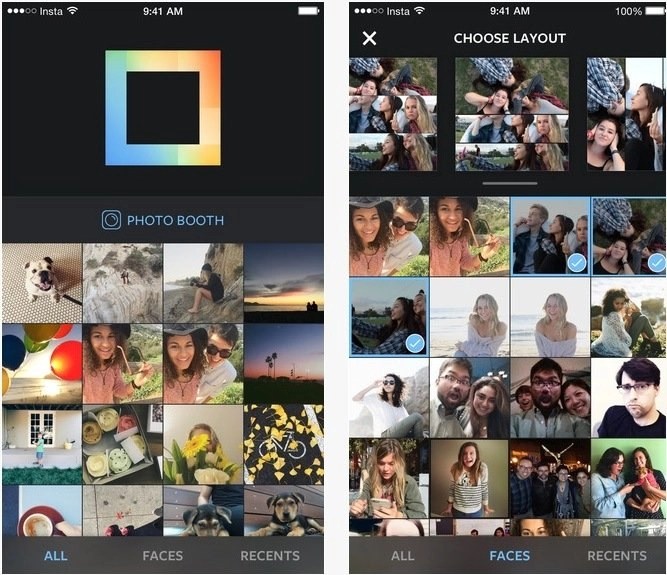 Layout, la app de Instagram para crear collages de fotos
